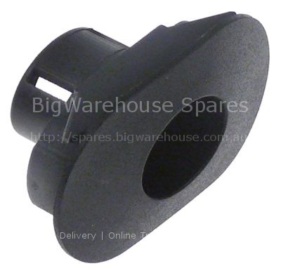 SUPPORT SWITCH BLACK OVAL