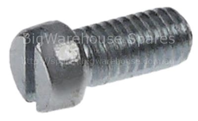 Flat-headed bolt thread M5 thread L 10mm Qty 1 pcs intake slotte