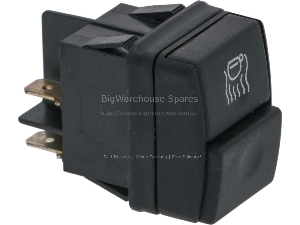 BIPOLAR SWITCH BLACK 12A 250V