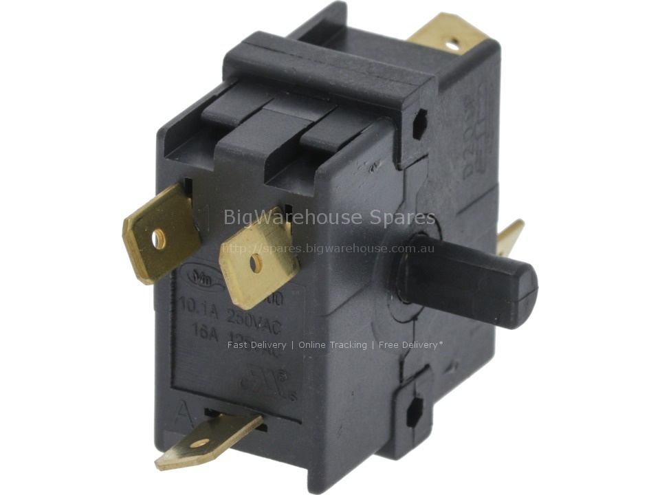 SELECTOR SWITCH 0-3 POSITIONS 16A 250V