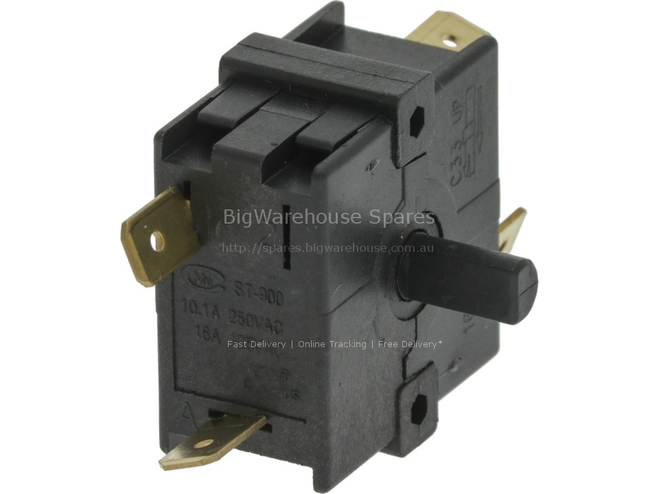 SELECTOR SWITCH 0-2 POSITIONS 16A 250V