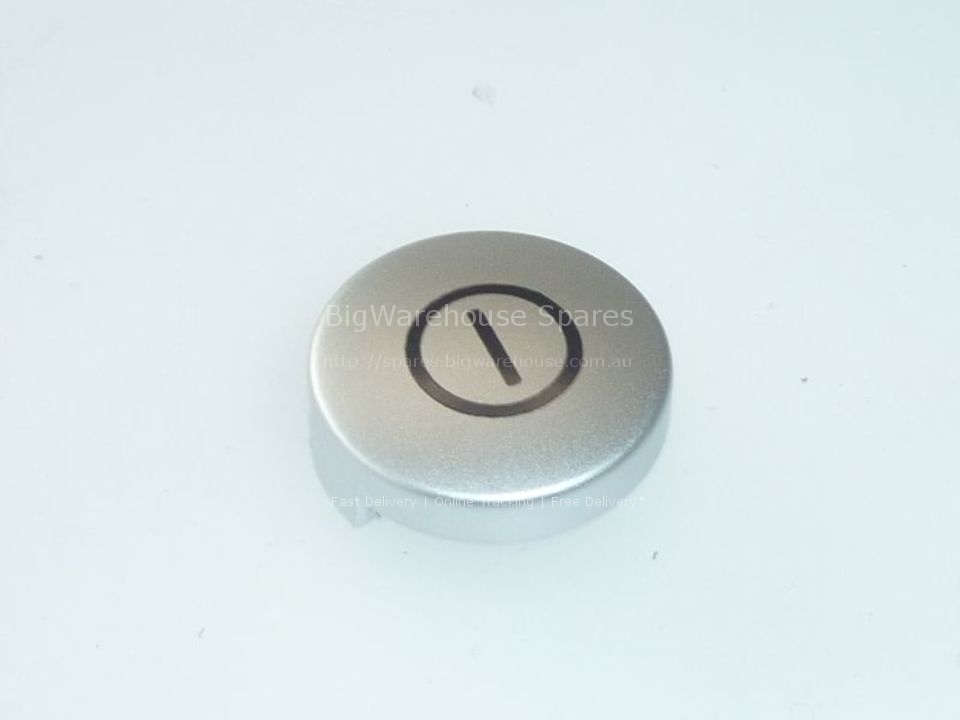 BUTTON ON-OFF ø 17.5 mm SILVER GRAY