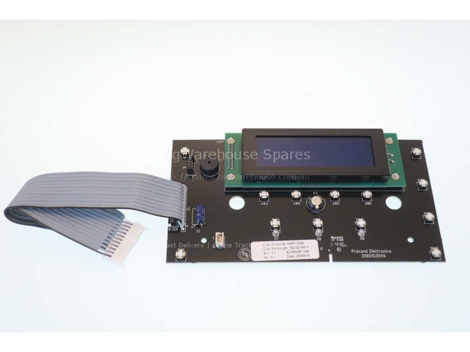 PCB LCD (4R) (SW3.1) (GBFINLEPNOFI) ESAM6620