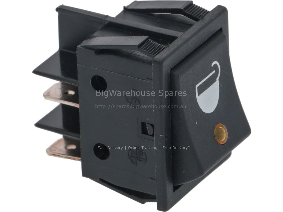 BIPOLAR SWITCH 16A 250V BLACK