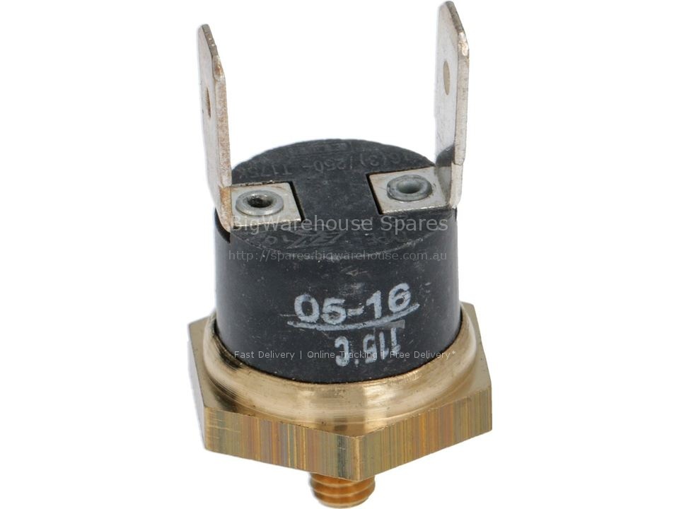 CONTACT THERMOSTAT 115°C M4 16A 250V