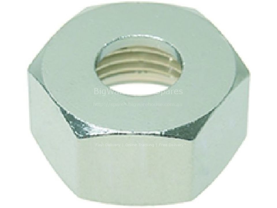 CHROME-PLATED NUT FOR TAP