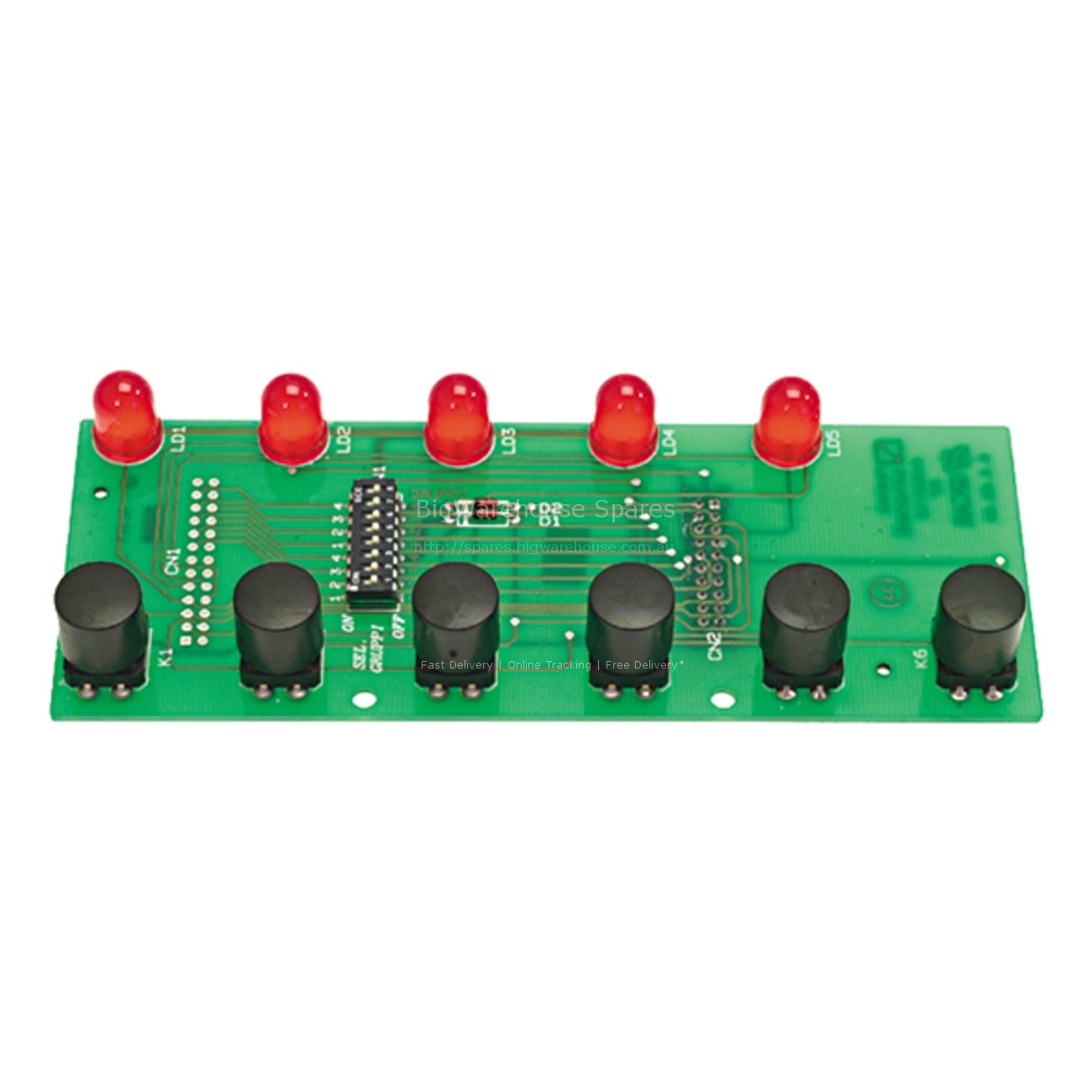 CIRCUIT BOARD 6 BUTTONS