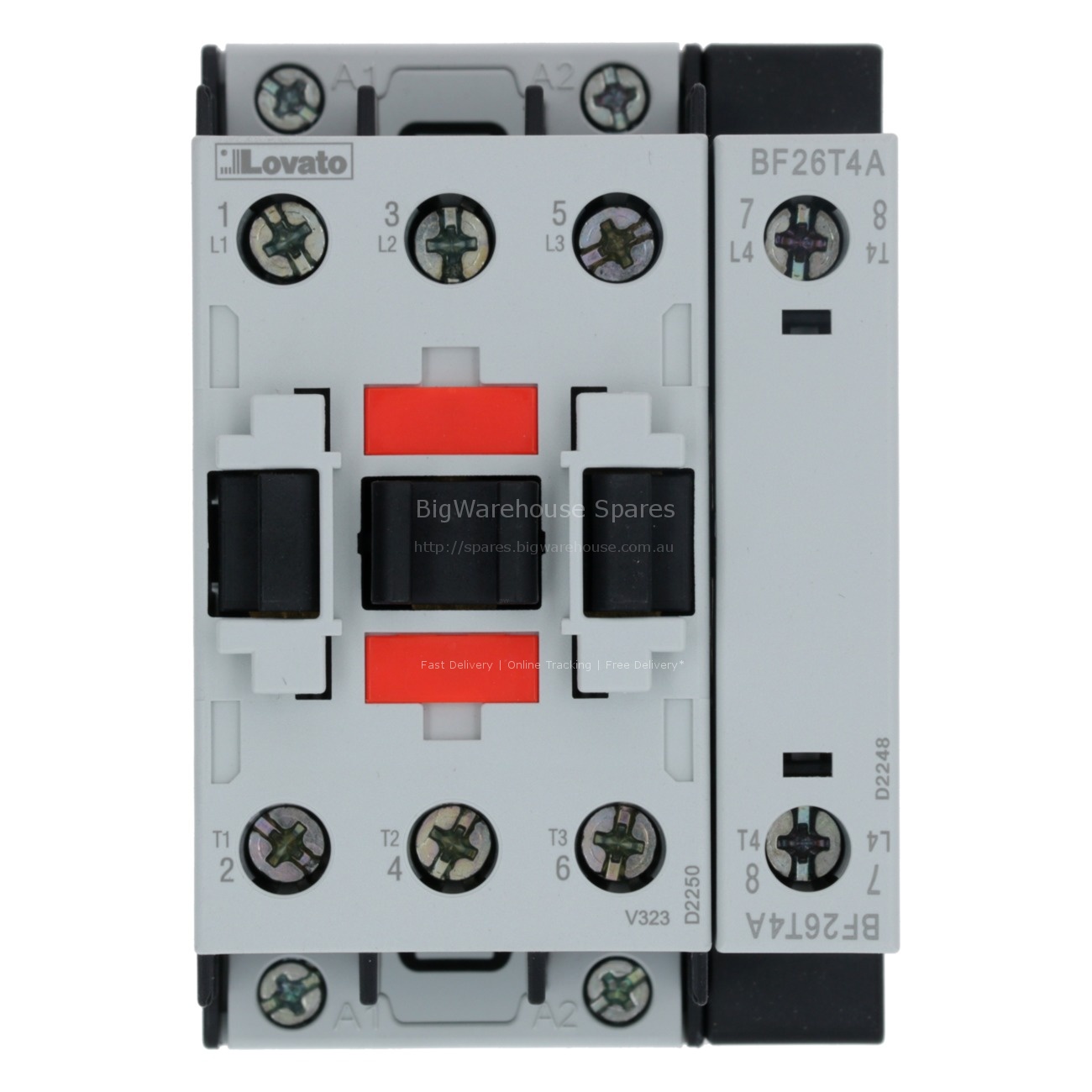 CONTACTOR 4-POLE 45A 230V