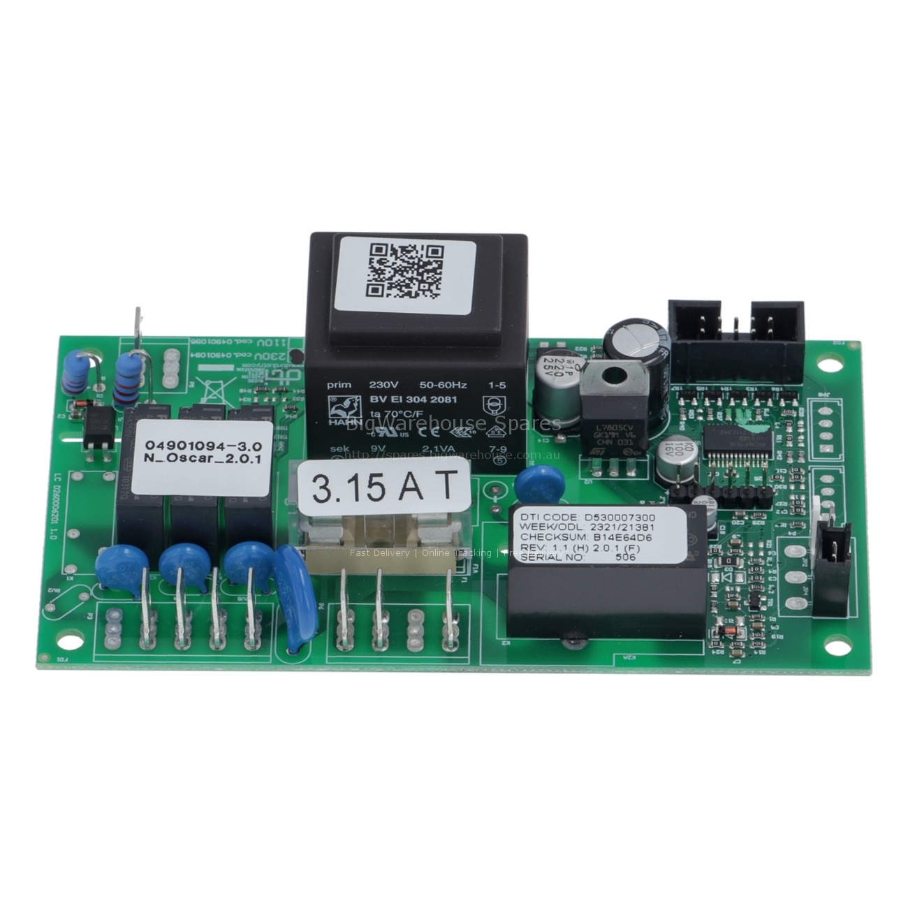 ELECTRONIC CONTROL BOARD 230V