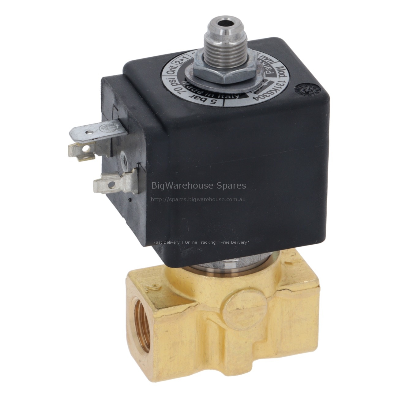 SOLENOID VALVE NC 3-WAY 1/4-1/4 DRAIN 1/