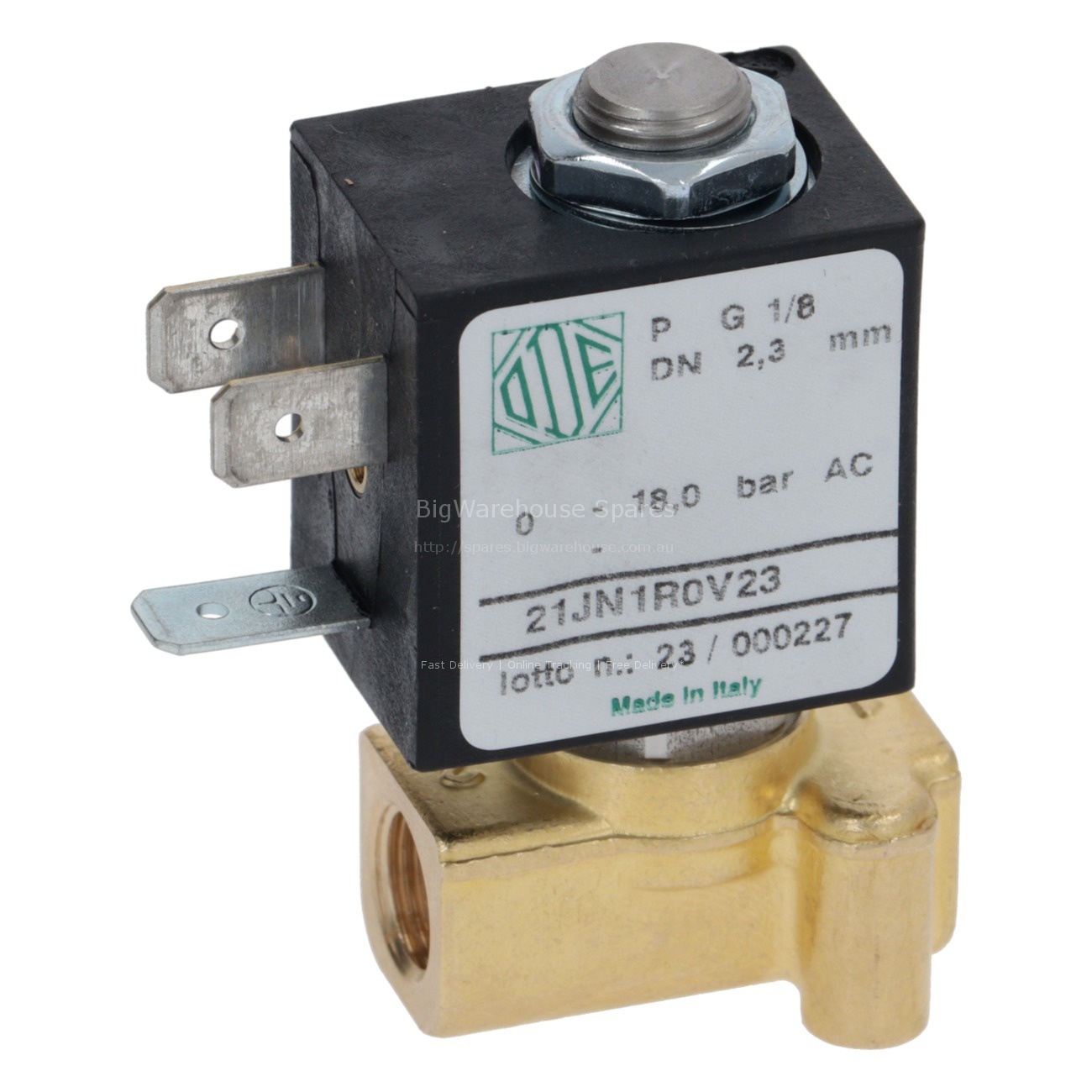 SOLENOID VALVE 2-WAY 1/8" 220/230V