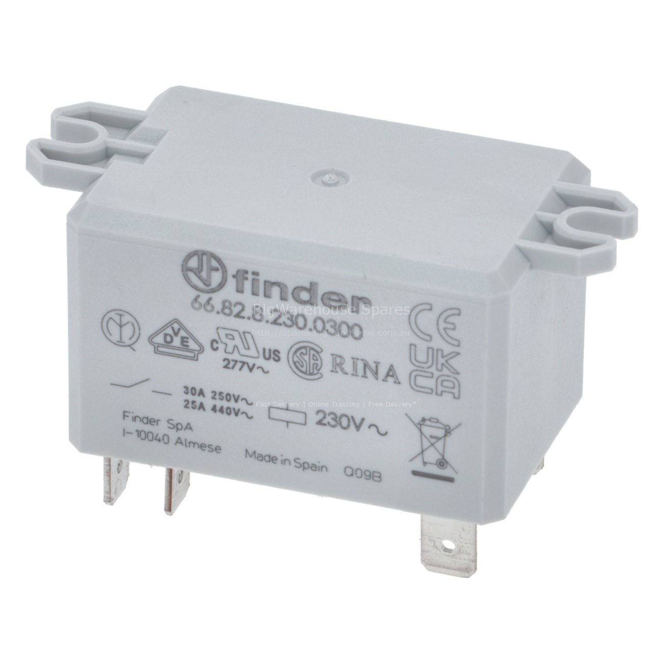 POWER RELAY 30A 230V 2-POLE