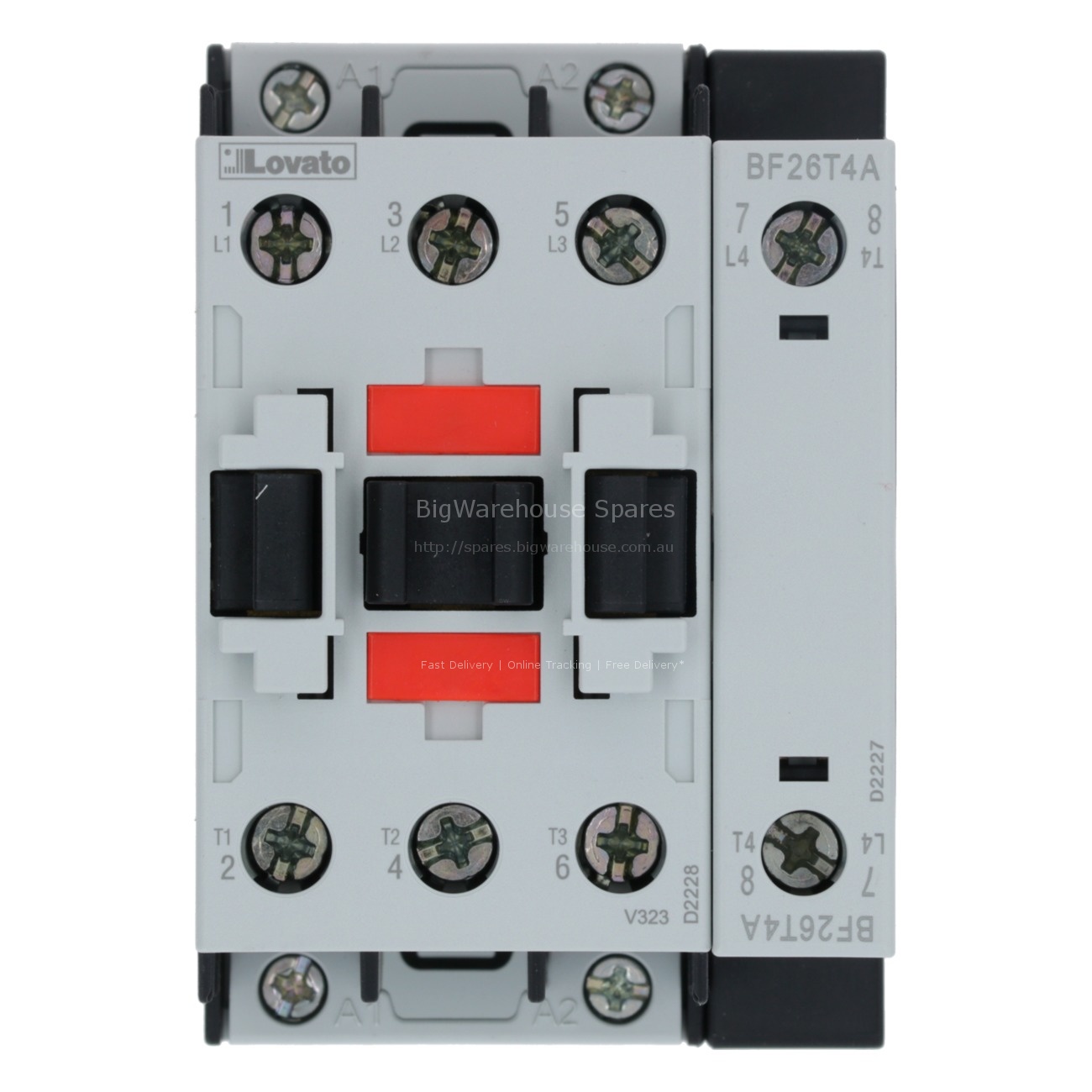 CONTACTOR 4-POLE 45A 230V