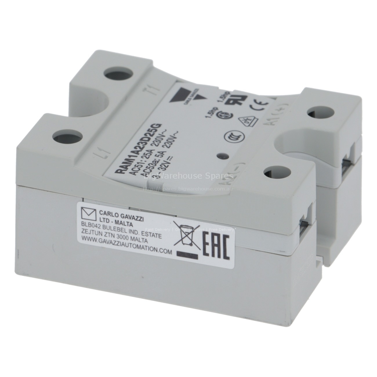 STATIC RELAY 25A 250V 1OUT
