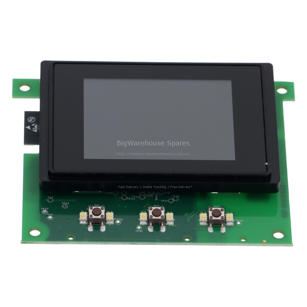 SERVICE BOARD 3-BUTTONS WITH DISPLAY