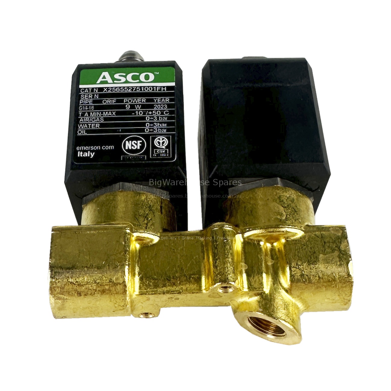 DOUBLE SOLENOID VALVE 2 & 3-WAY 230V