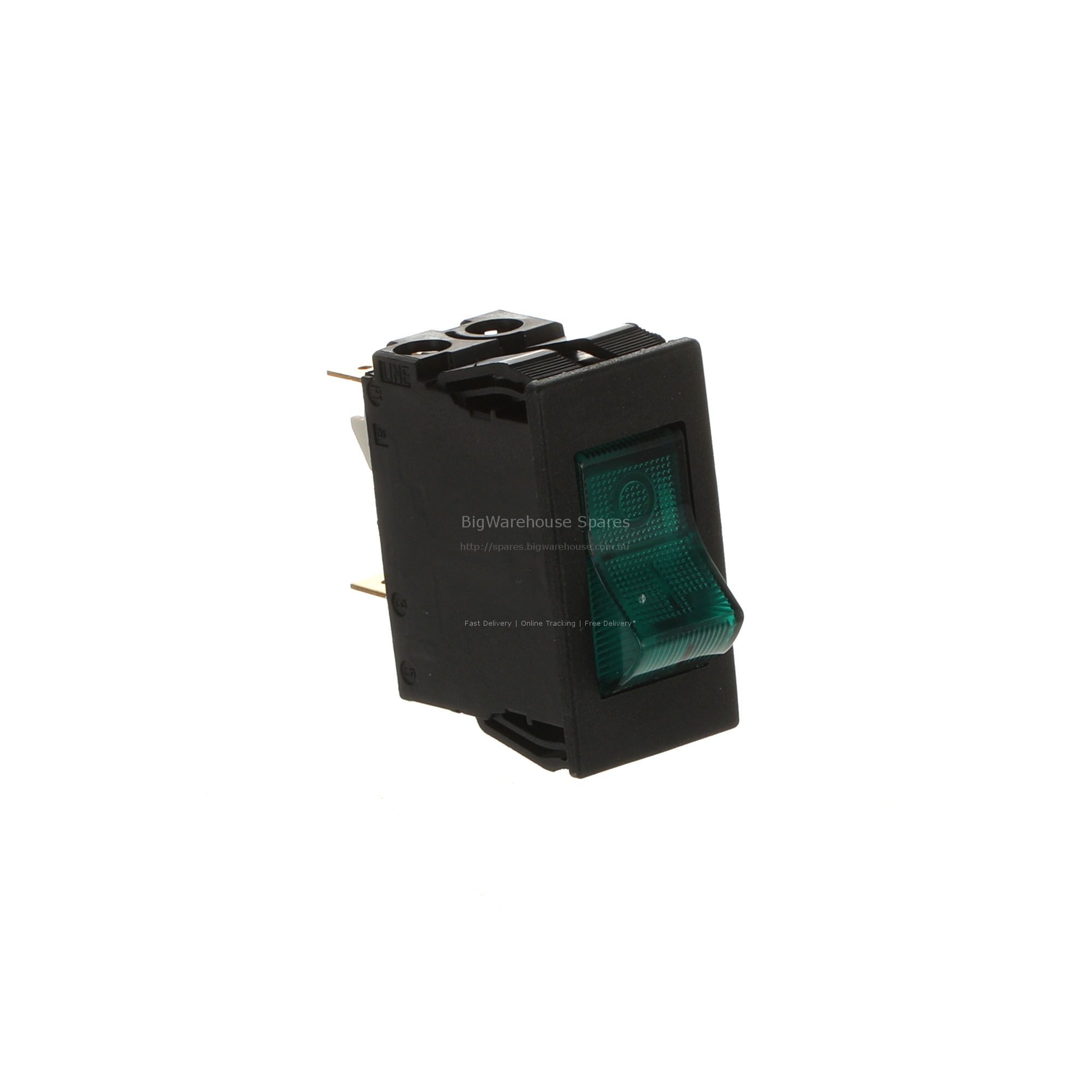 Green Rocker Switch