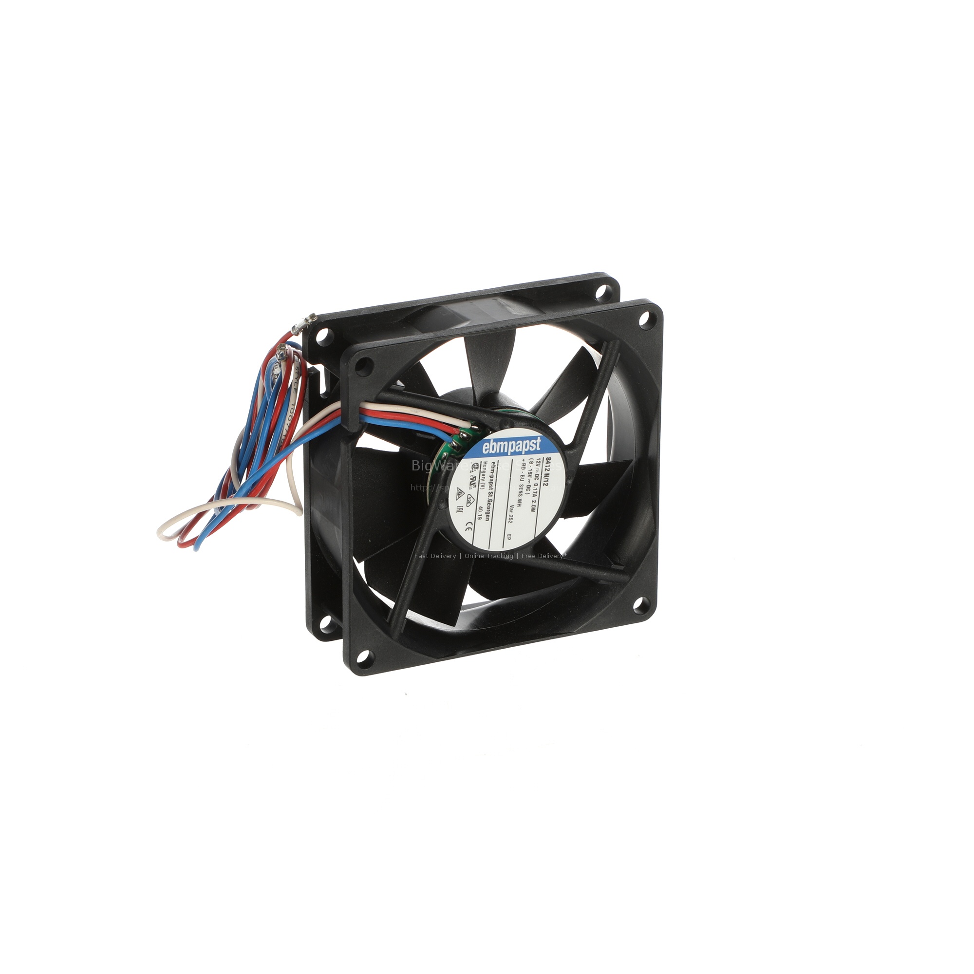 COOLING FAN, CNTRL, W/PINS