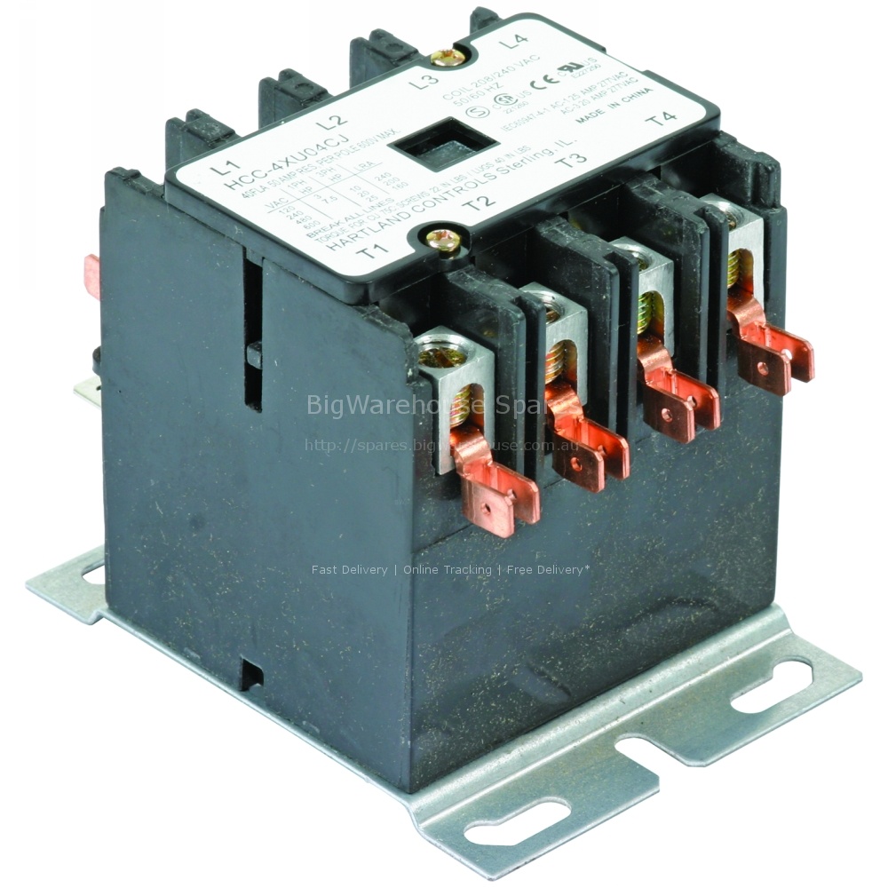 CONTACTOR 4-POLE 50A