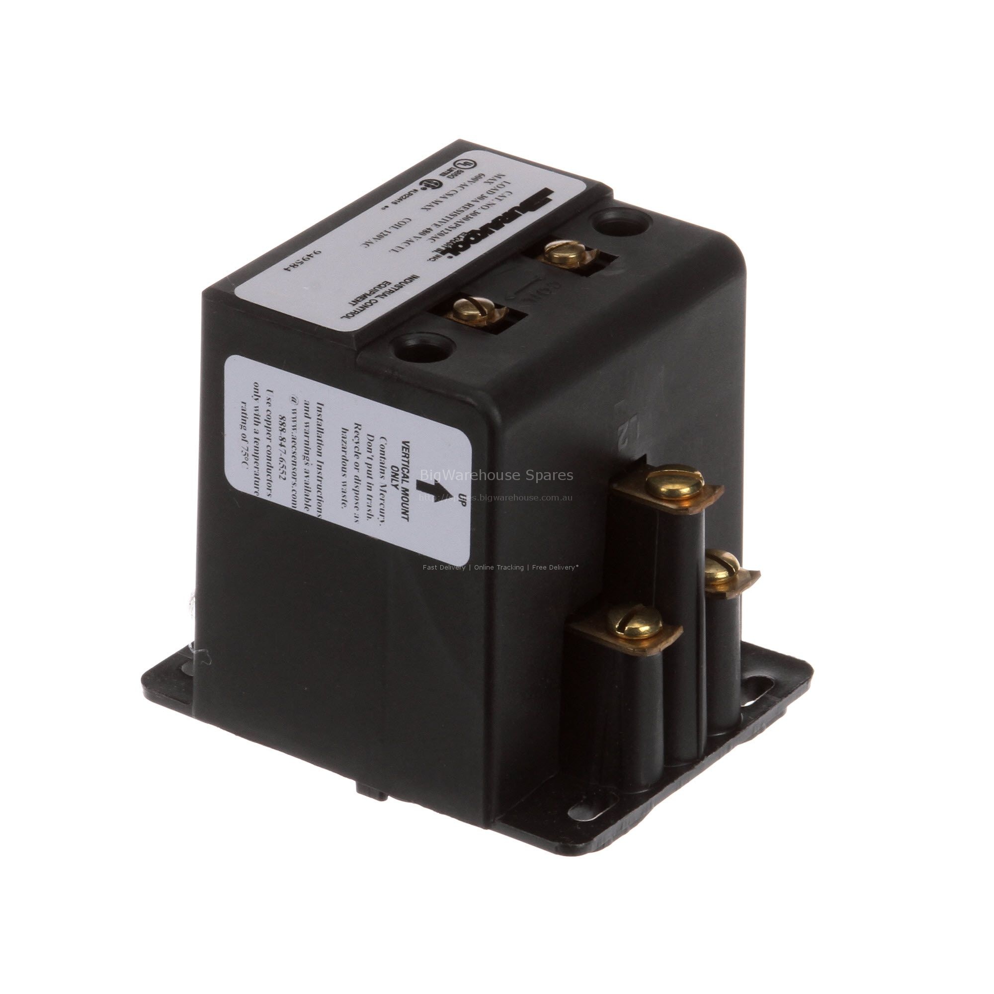 CONTACTOR;3P 30A 120V 50/60HZ