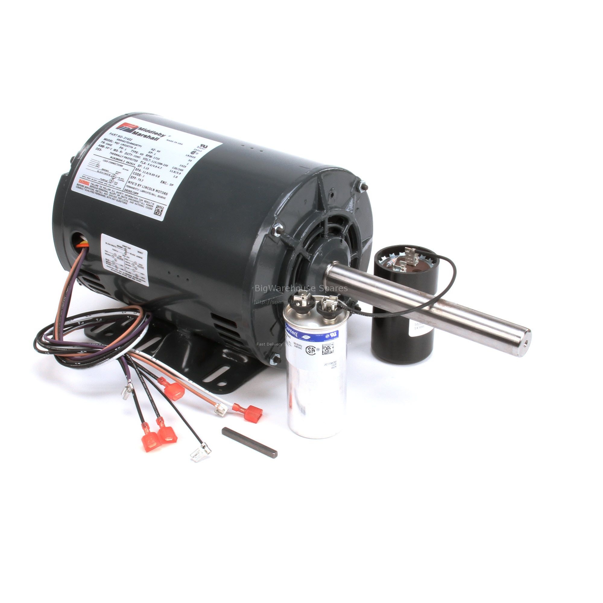 MOTOR;1HP 208/230V 50/60 1PH