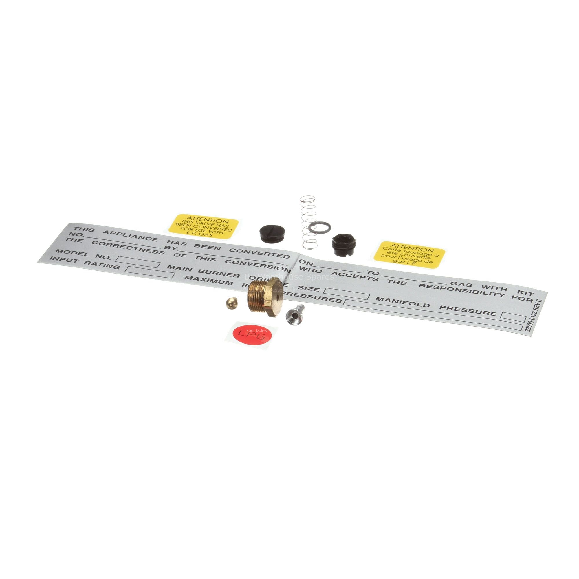 Gas Conversion Kit, Natural to Propane PS200