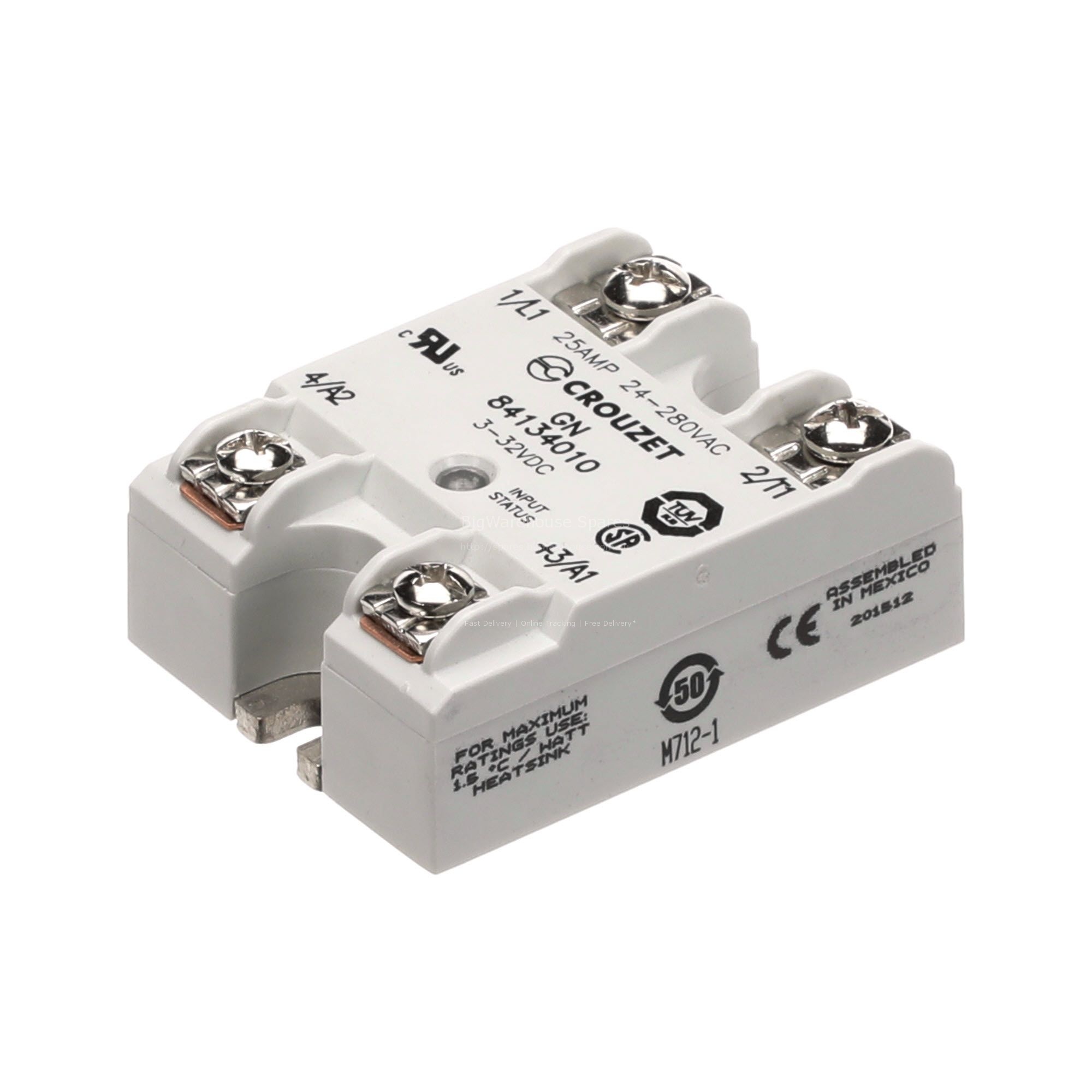 RELAY SOLID STATE     230VAC/25A   12VDC