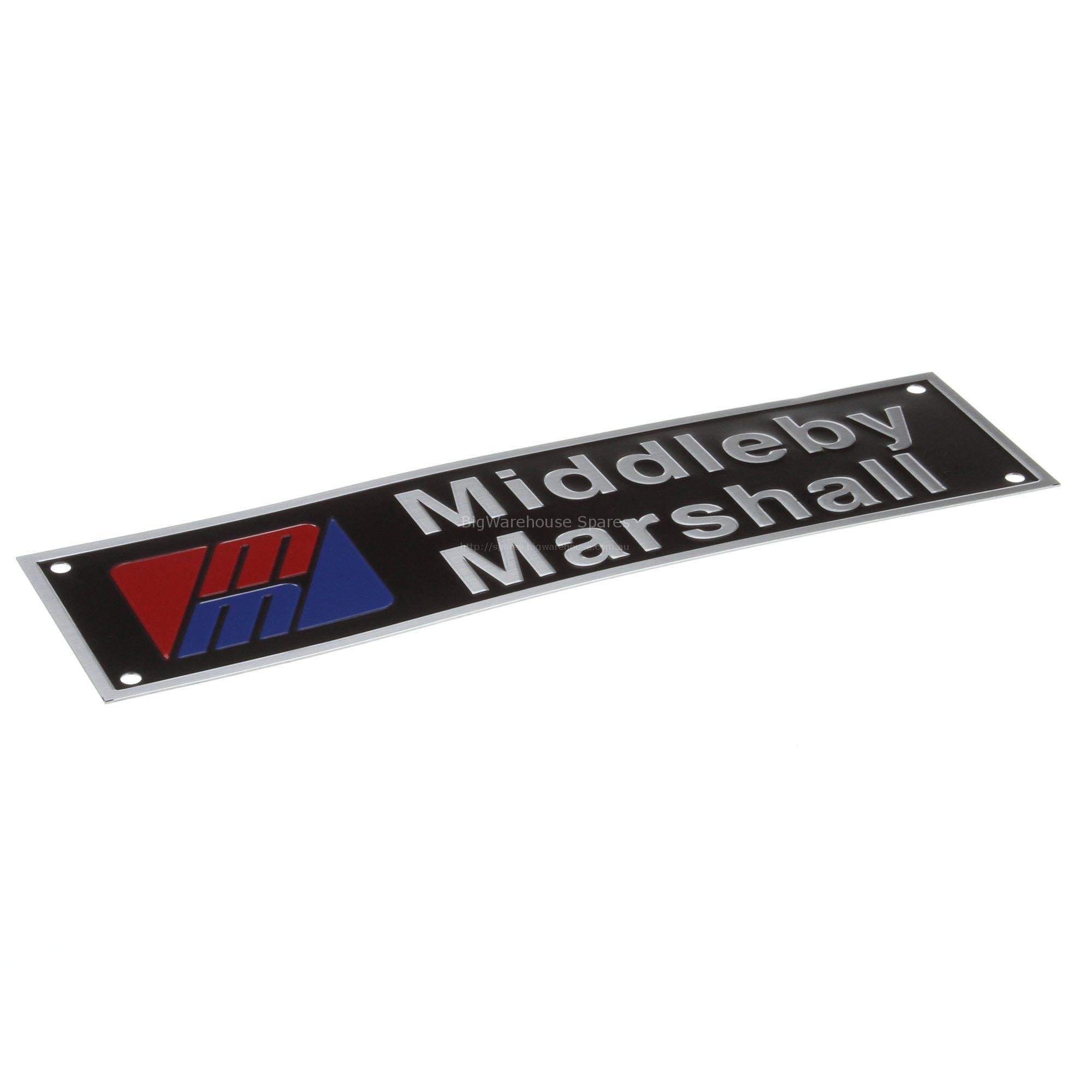 BADGE  MIDDLEBY MARSHALL NAME PLATE