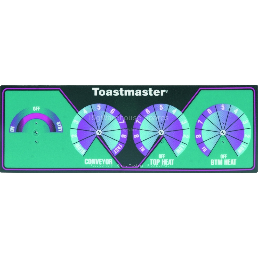 DECAL CONTROL PANEL TC21