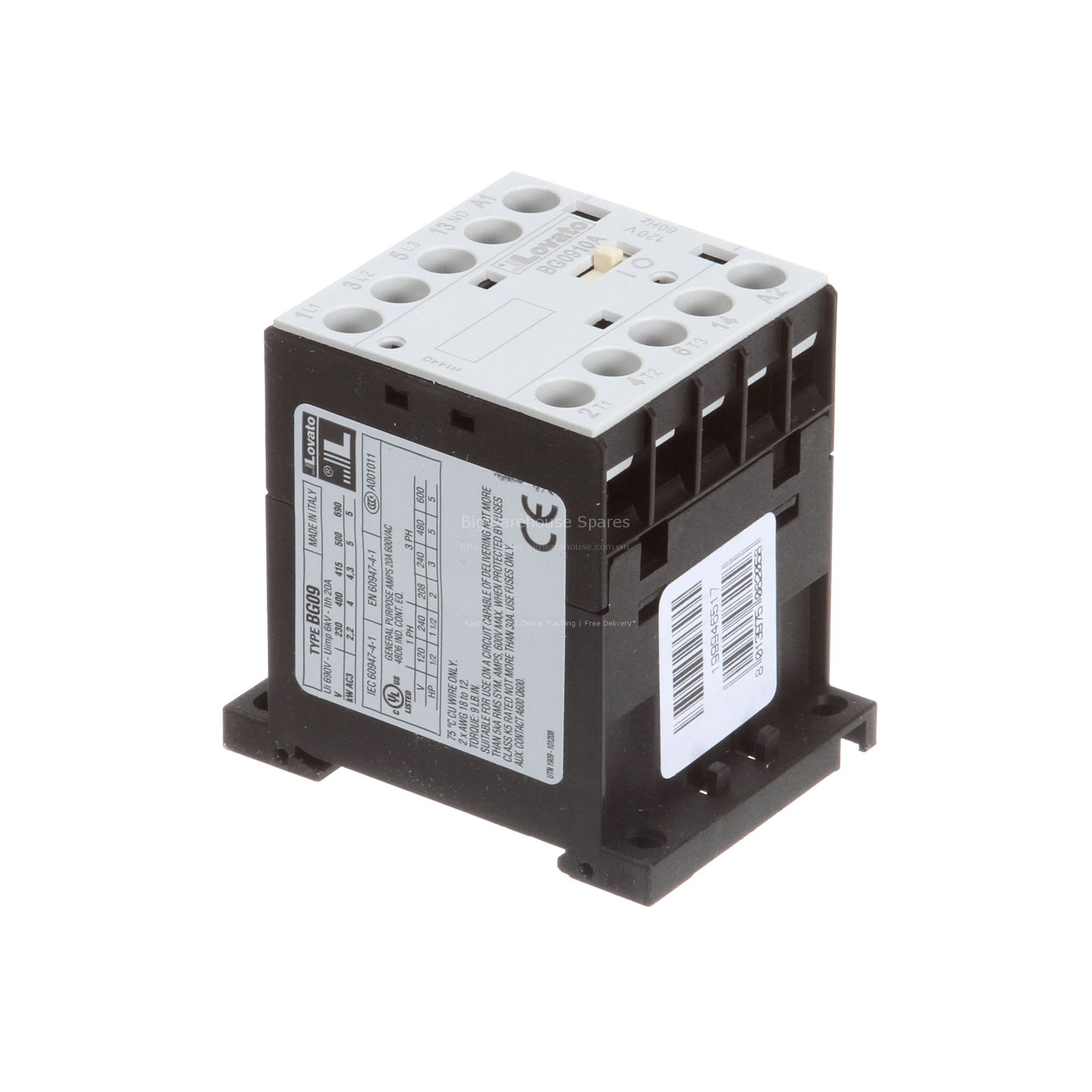 CONTACTOR 3 POLE 120V COIL