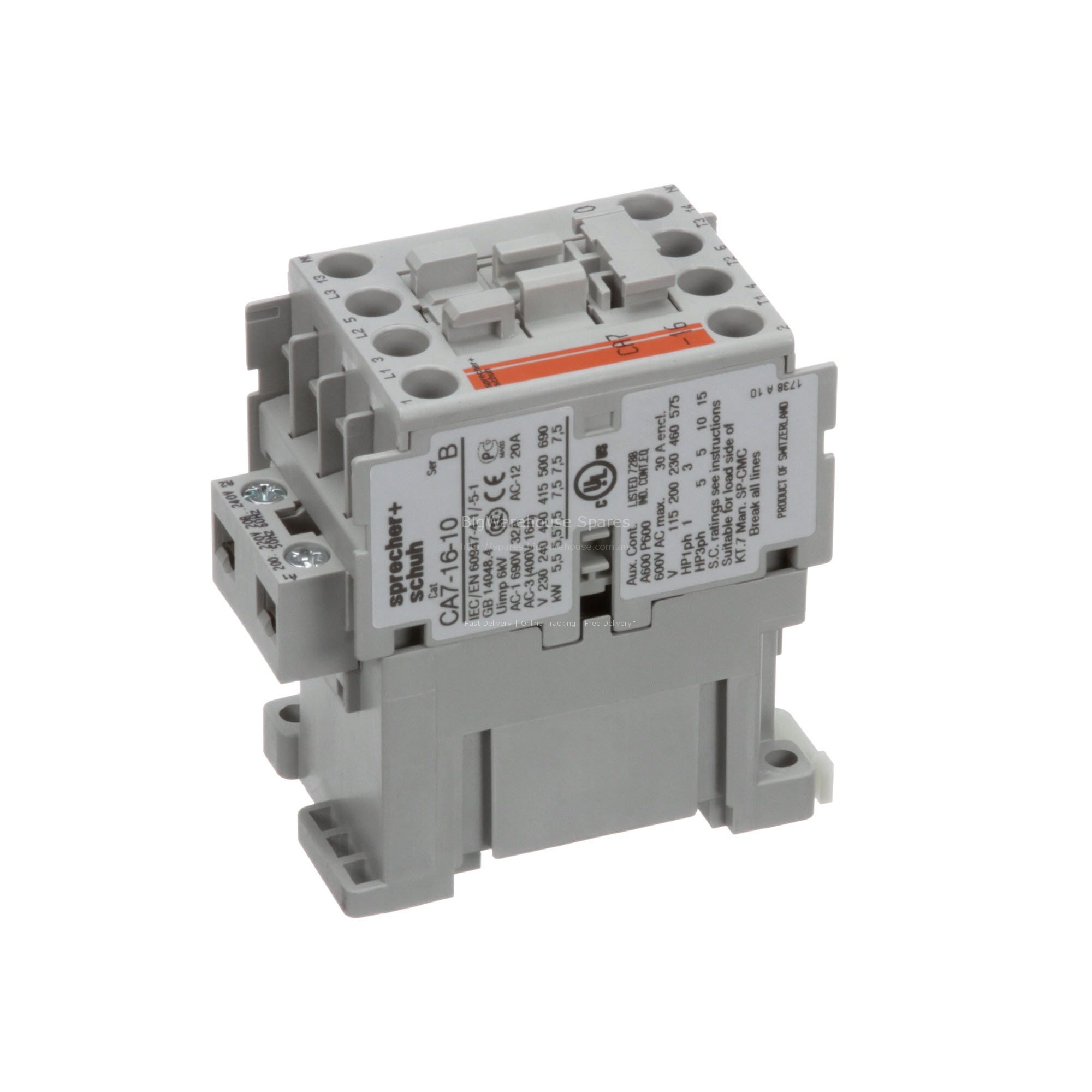 Contactor,208/240/50/60 4P 25A