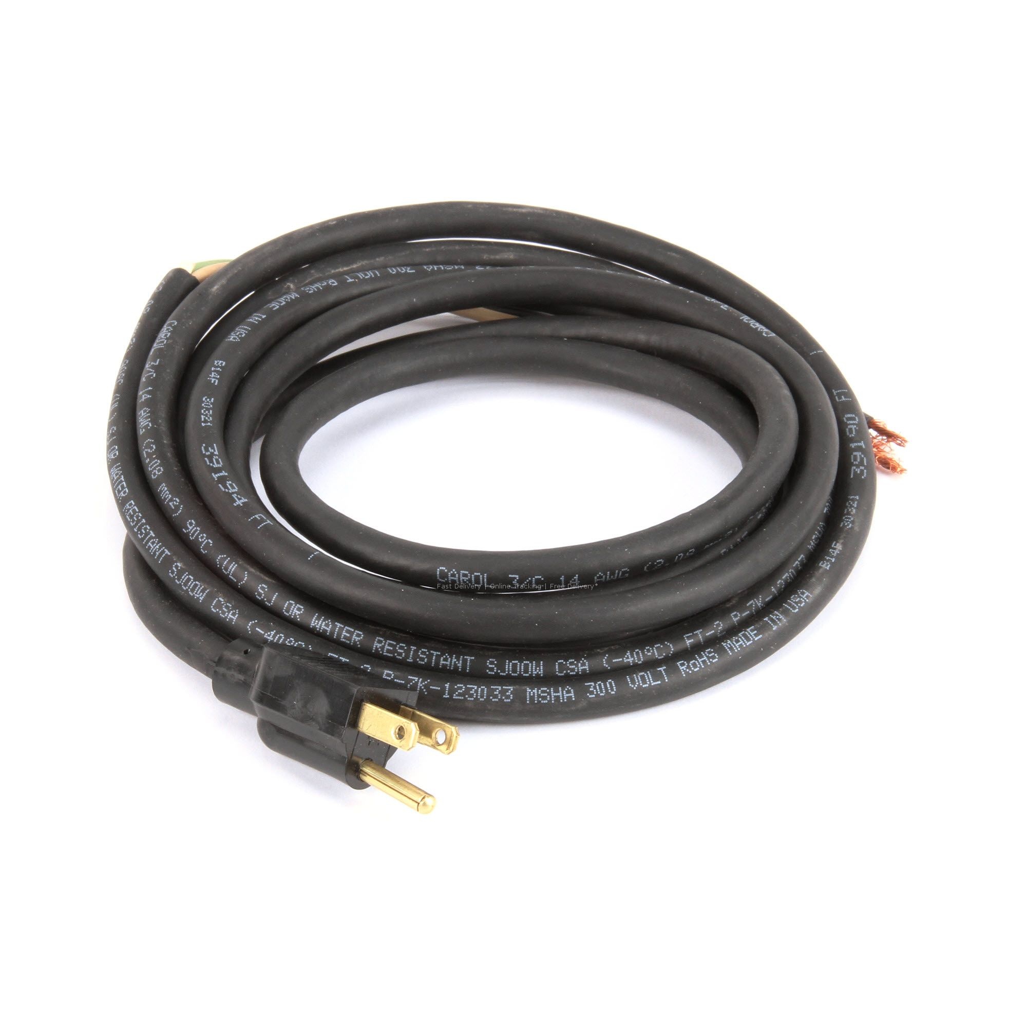 CORDSET 10' LG. 14-3 115V