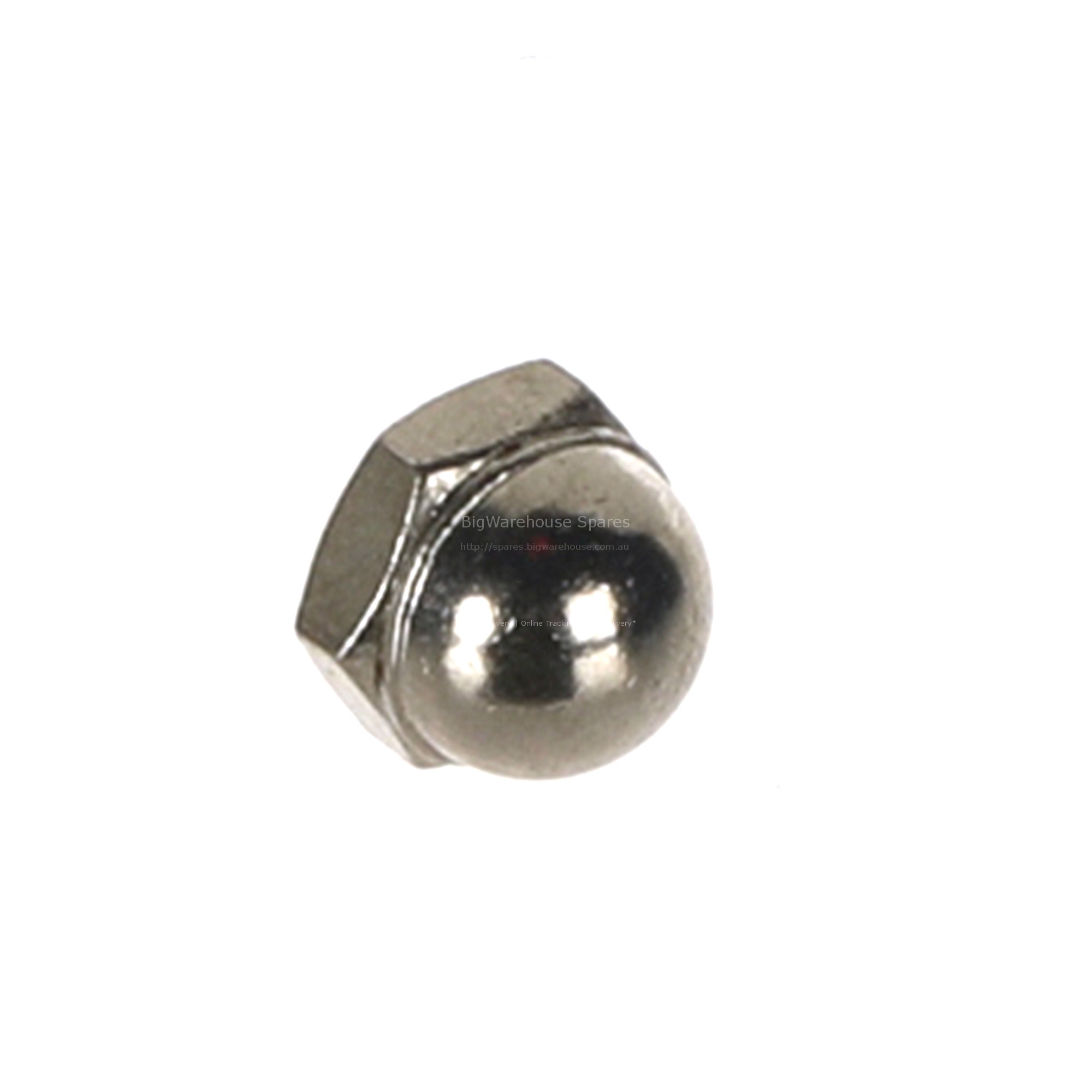 NUT ACORN,#10-24 NICKEL PLTD