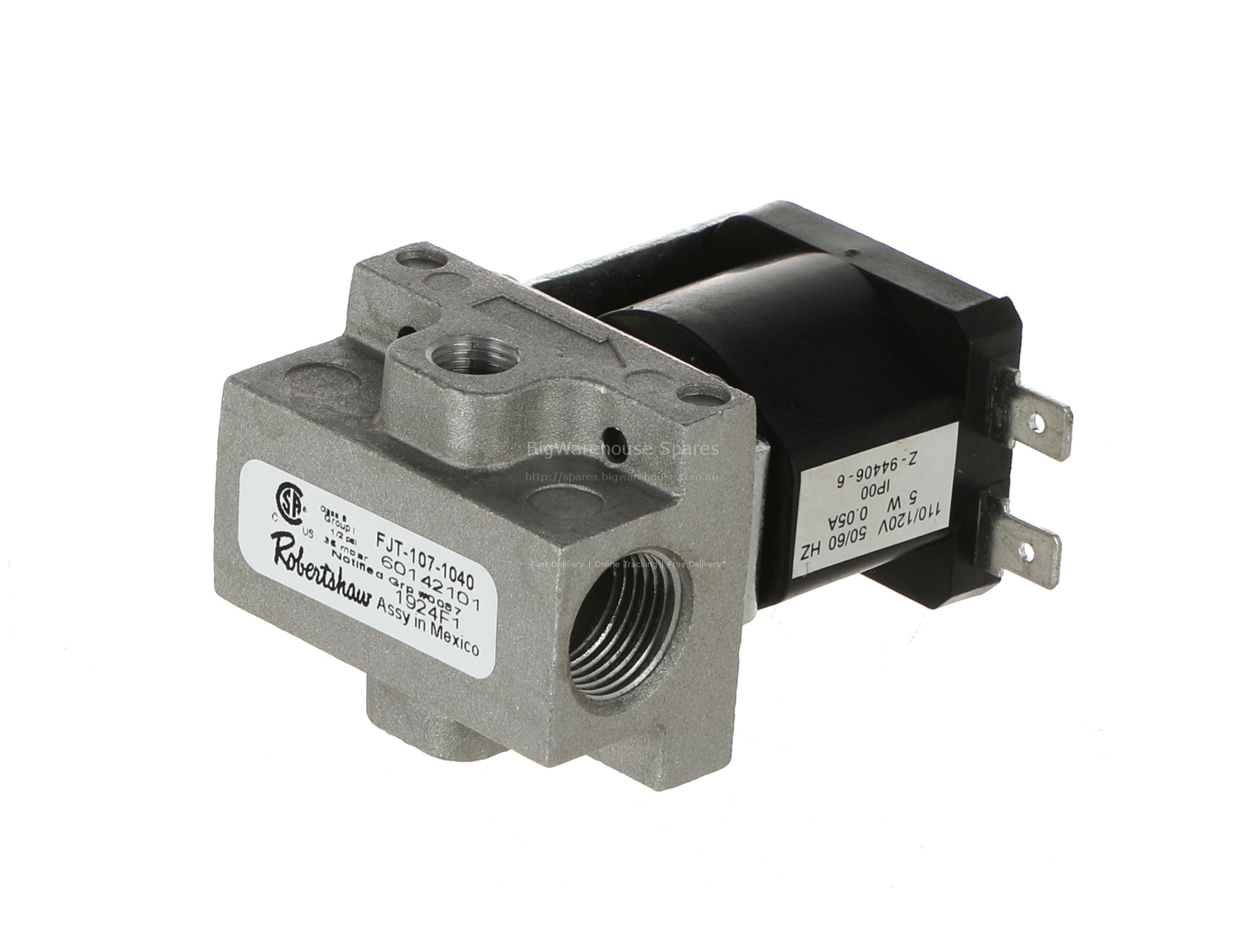 VALVE;GAS SINGLE PORT 120 VAC MKG