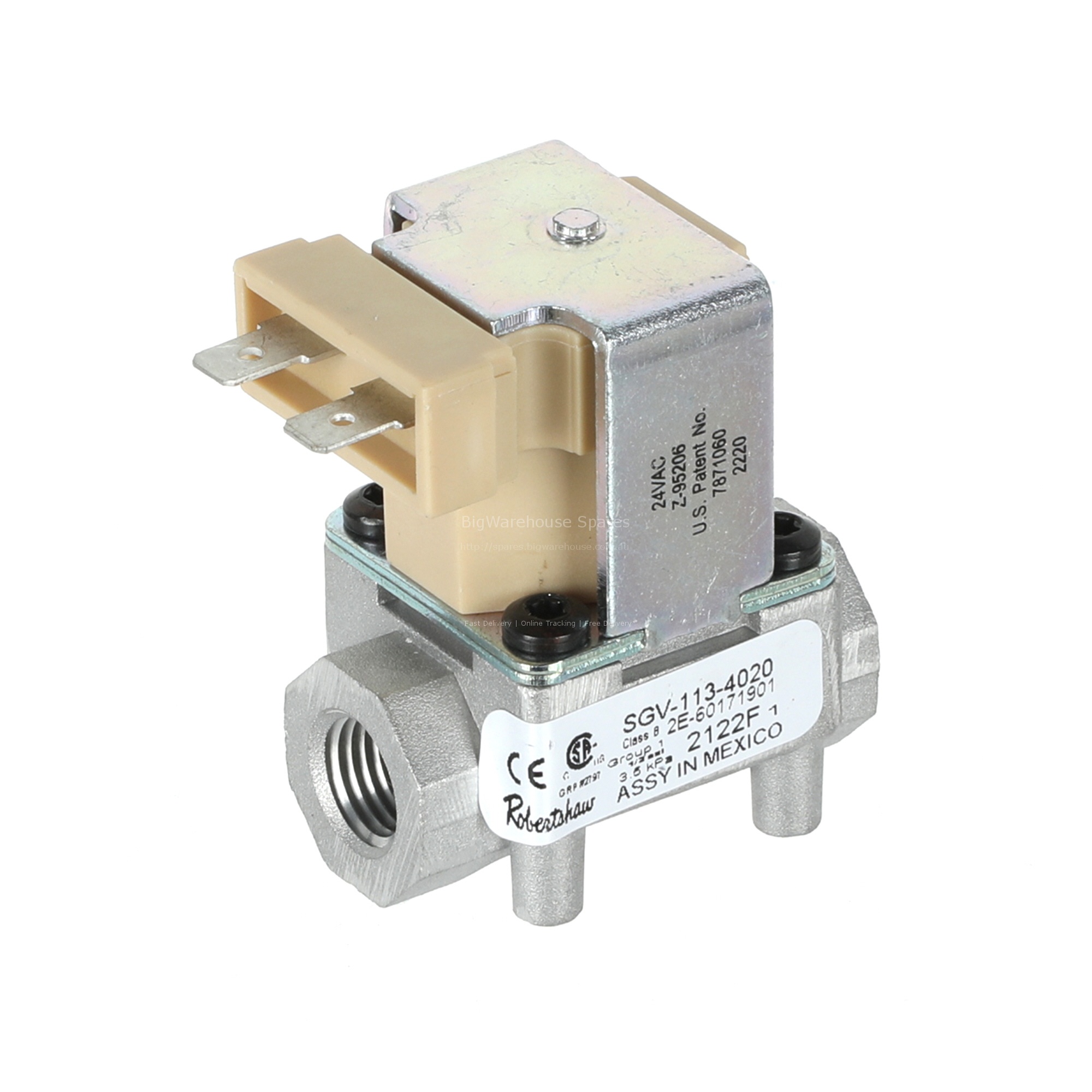 Solenoid Valve 24 Vac 1/4" NPT