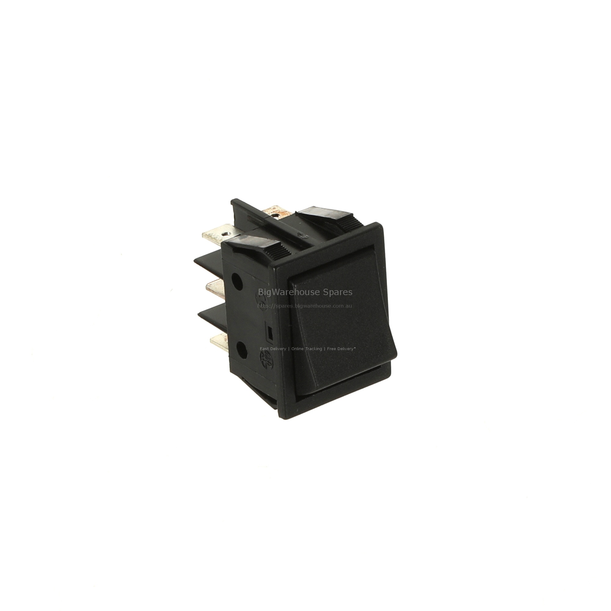 ROCKER SWITCH D/P BLK/BLK - CHANGE OVER