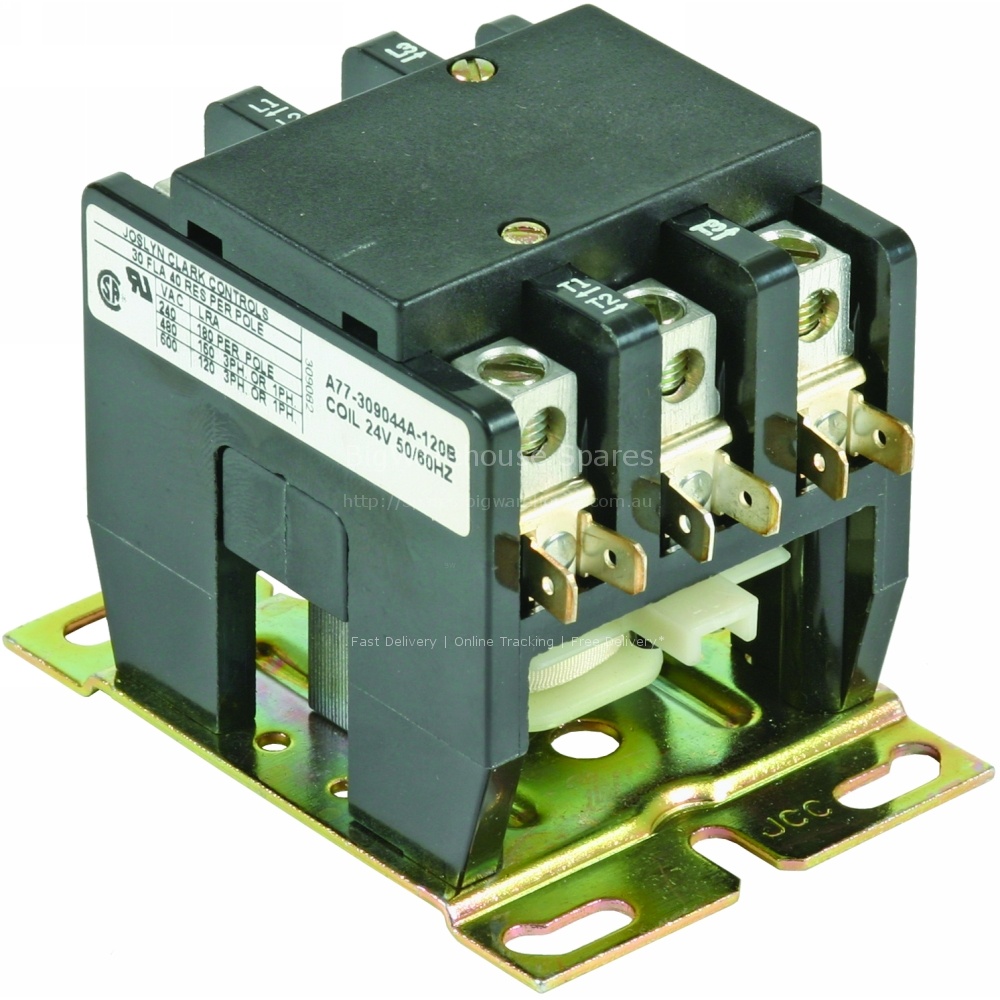 CONTACTOR 24VAC COIL 40AMP - SUFFIX Q FR