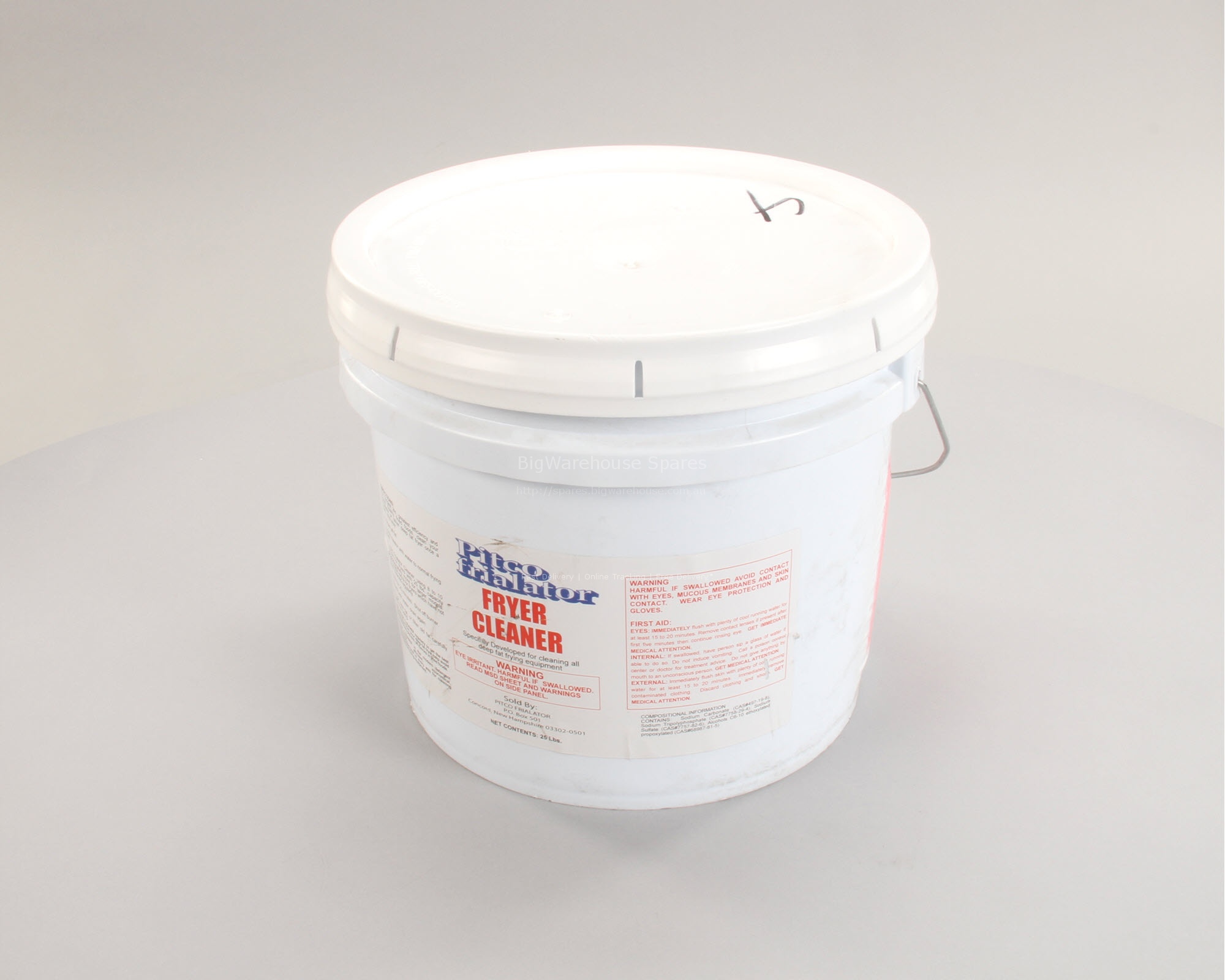 FRYER CLEANER 25 LB