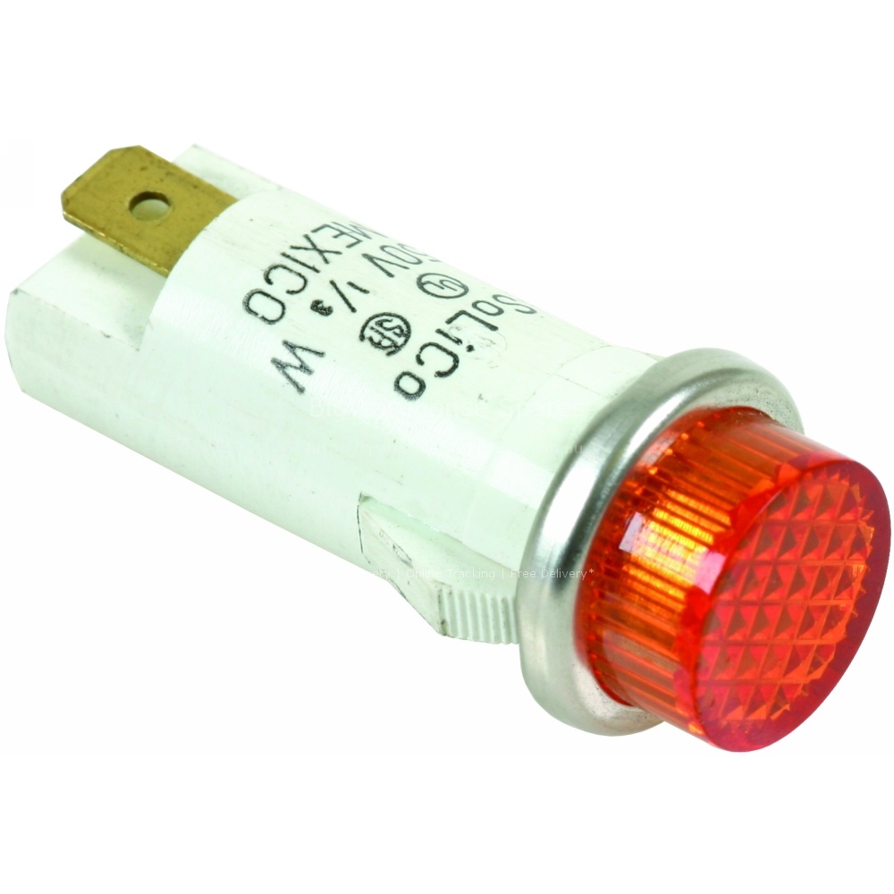 LIGHT INDICATOR AMBER ROUND 250V