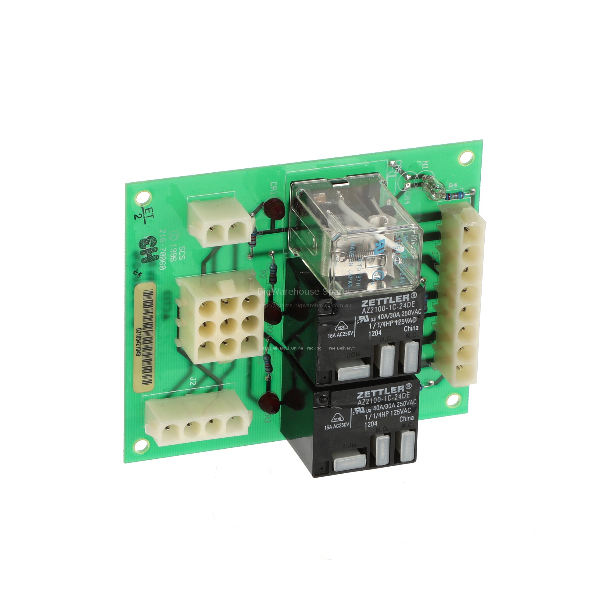 RELAY BOARD; CTB-BK (CONTAINS 3 RELAYS)