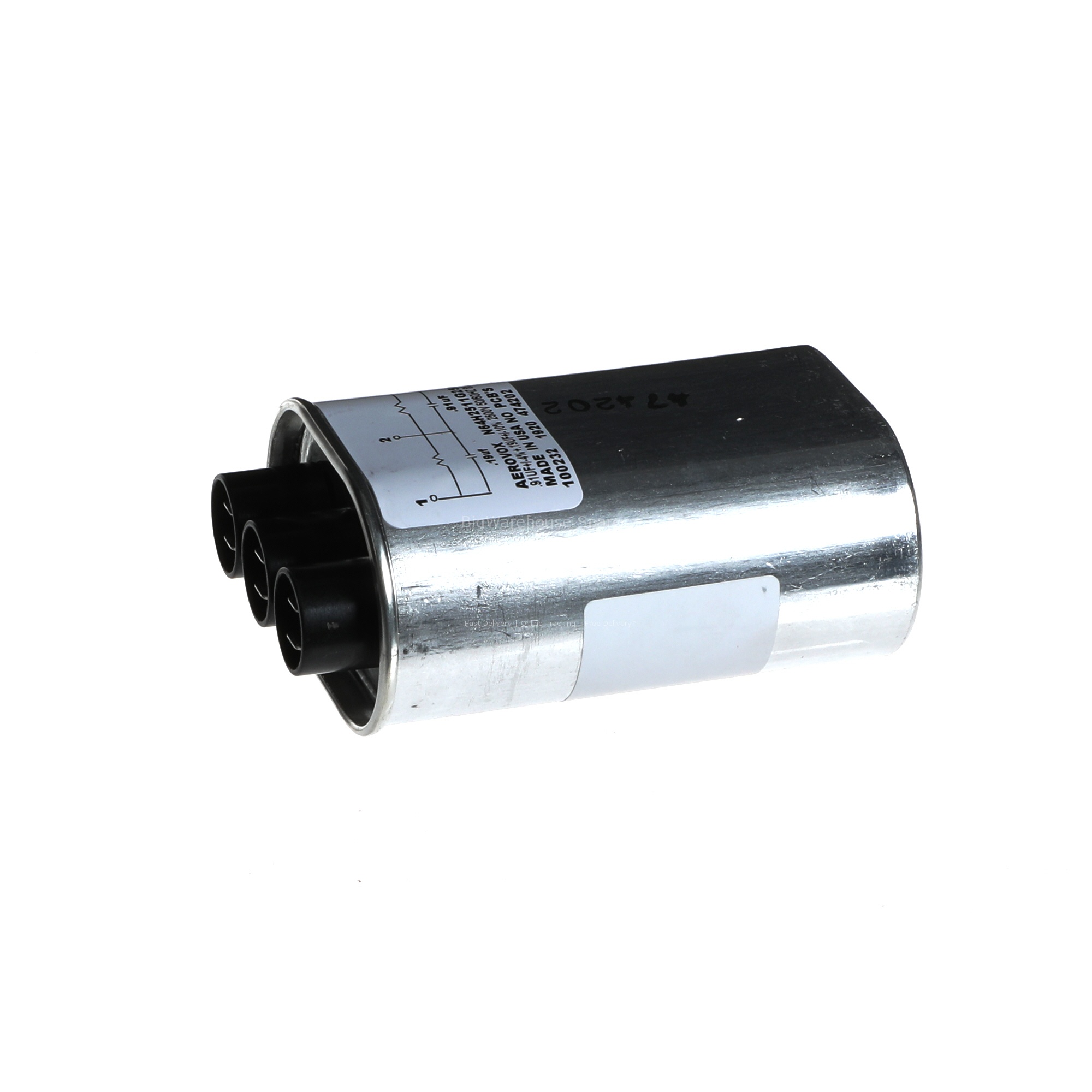 Capacitor - 0.91Uf+0.19Uf - Dual - 2500Vac (50/60Hz)