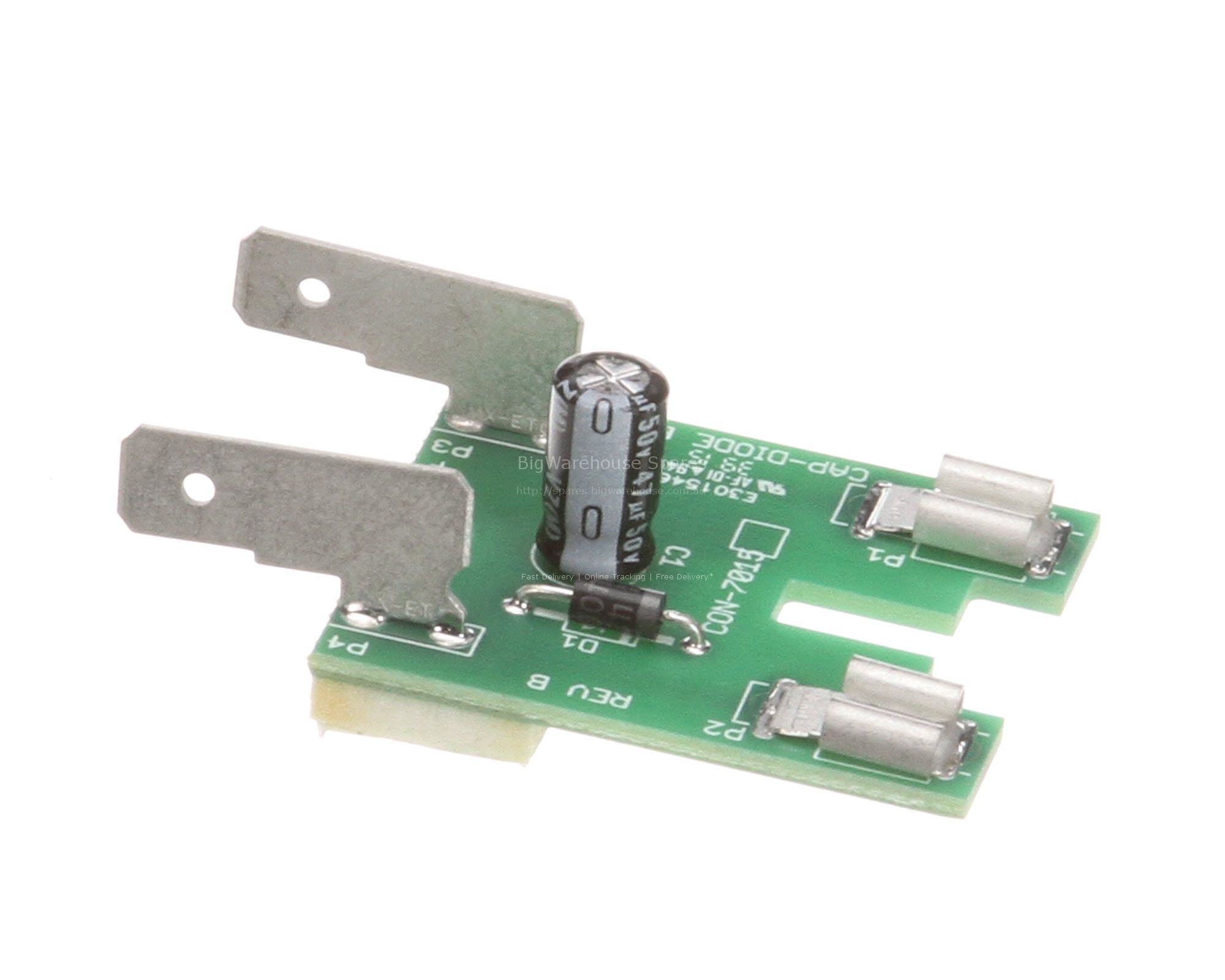 Circuit Board - Capacitor And Diode