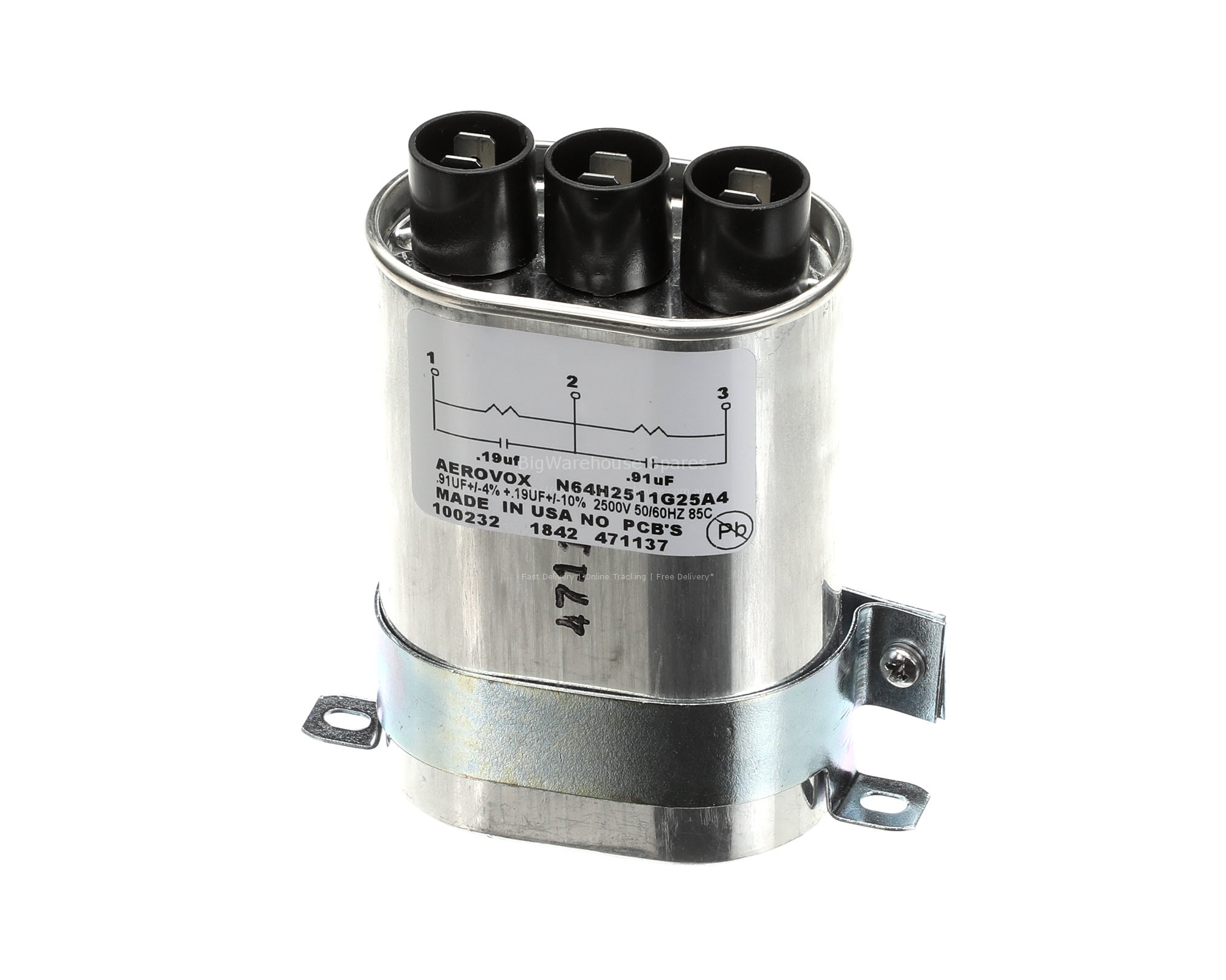 Capacitor, 2500V, 50/60HZ