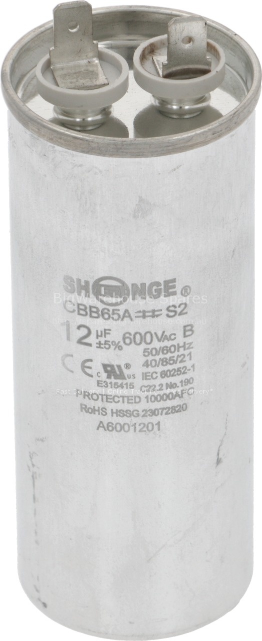 CAPACITOR 12?F 600VAC 50/60HZ (UL)