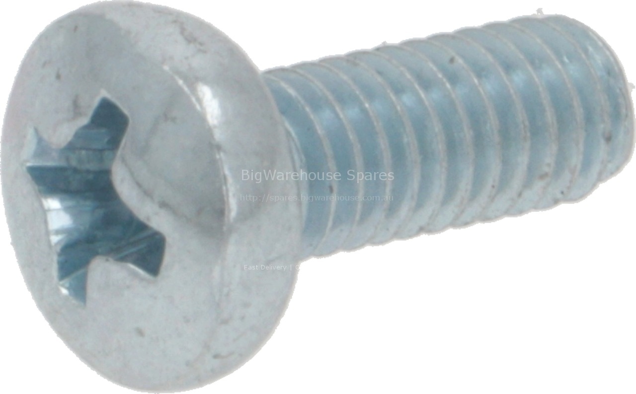 SCREW 4X10 CROSS-HEAD CONVEX GALVANISED