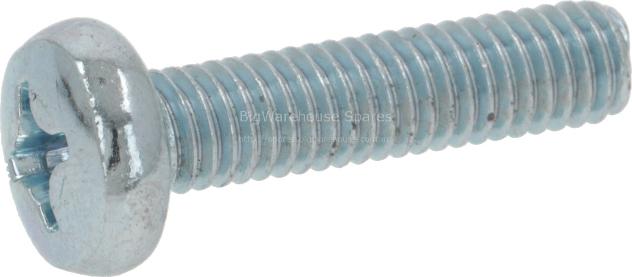 SCREW 6X25 CYLINDRICAL GALVANISED