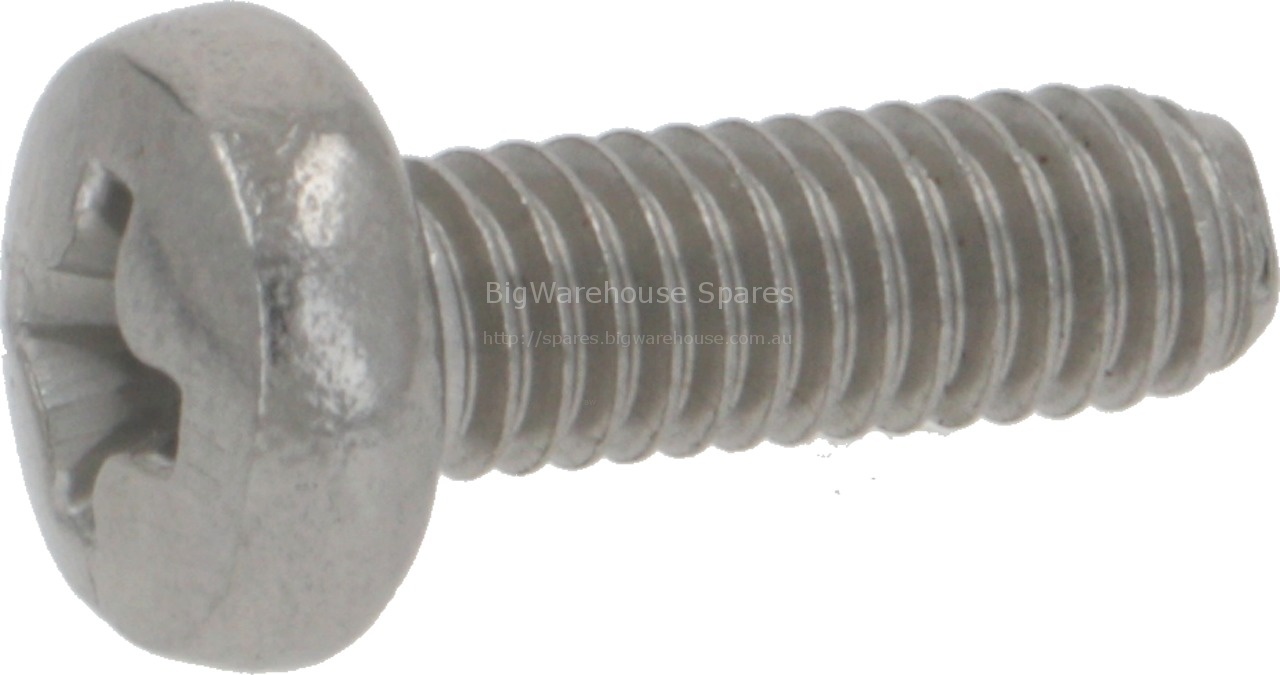 SCREW 4X12 CROSS-HEAD ST./STEEL DIN 7985