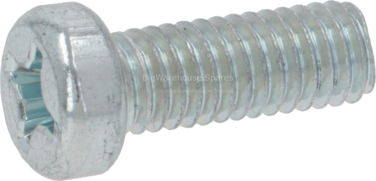 SCREW SIMIL DIN 84 M6X16 TC FLAT