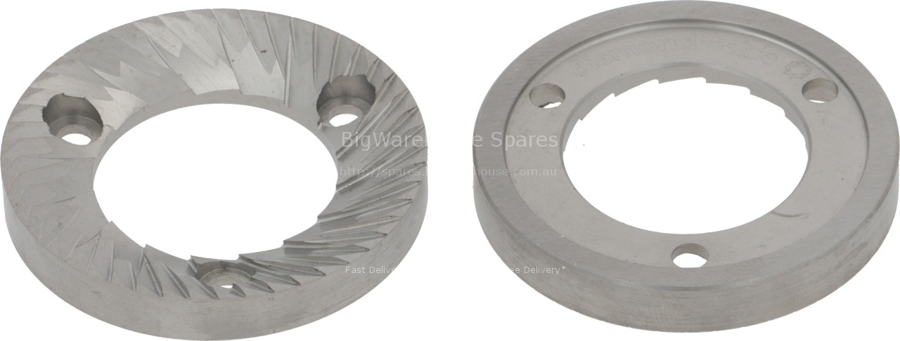 FLAT GRINDING BURRS PAIR ? 55 mm DIAMOND