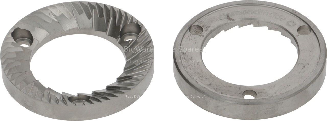 FLAT GRINDING BURRS PAIR MM.60 DIAMOND